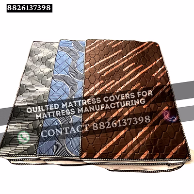 knitted fabric quilted mattress cover