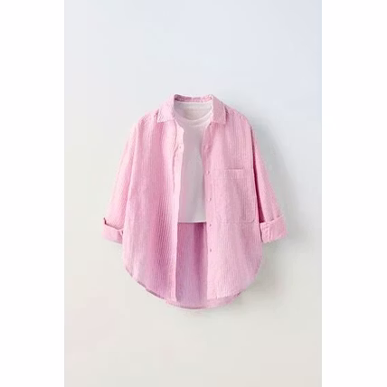 Ladies Long Sleeve Button-up Shirts-1