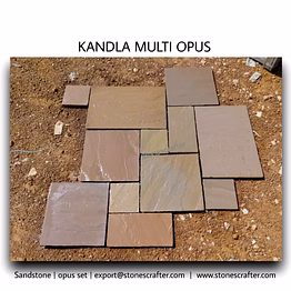 SANDSTONE KANDLA MULTI FRENCH OPUS #kandlagris