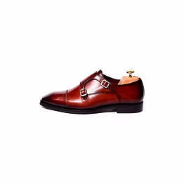 men's leather monkstrap formal shoes