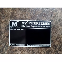black laser engraving metal sheet anodised sheet