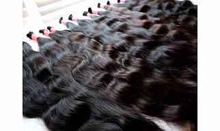 Indian natural bulk hair