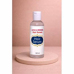 hair serum with lotus & hibiscus – professional hair care serum for b2b supply