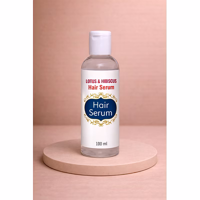 hair serum with lotus & hibiscus – professional hair care serum for b2b supply
