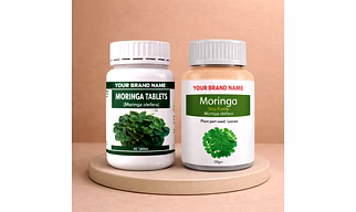 Moringa Tablets - Super Food Moringa Olifera – Bulk Nutraceutical Tablets for B2B Buyers
