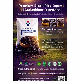 GI TAG - Indian Black Rice - A Nutrient-Packed Superfood for Your Well-being