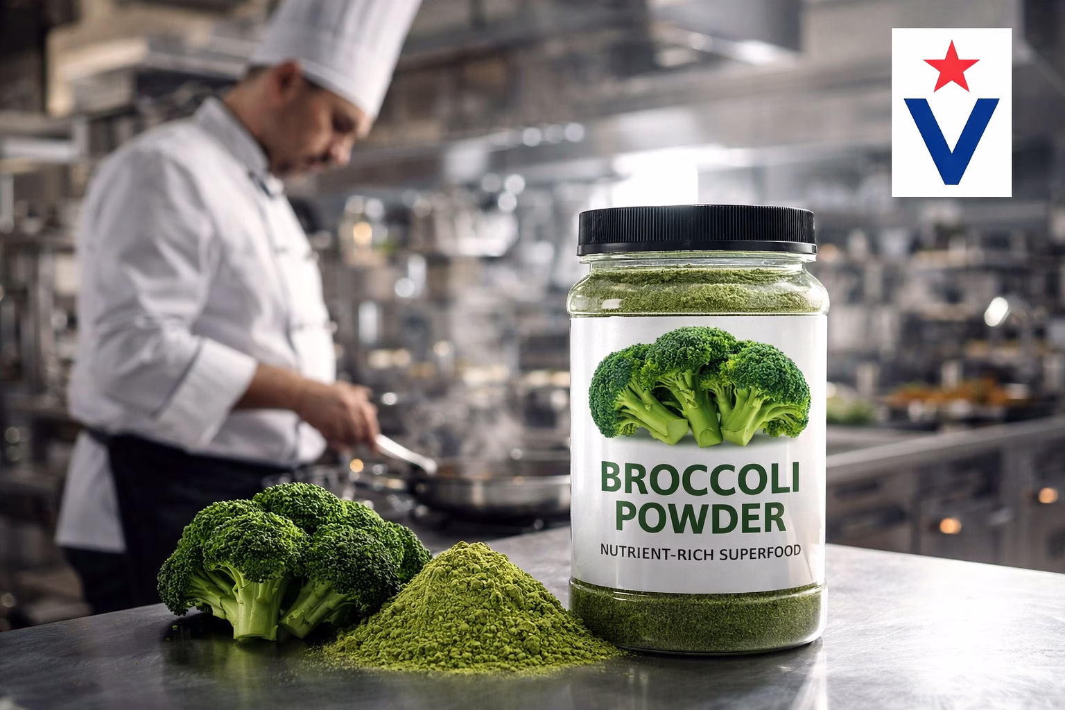 fresh broccoli dehydrated powder