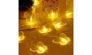 Butterfly LED String Lights – Diwali Special Aesthetic Decorative Fairy Lights for Bedroom, Balcony, Festivals & Gifting