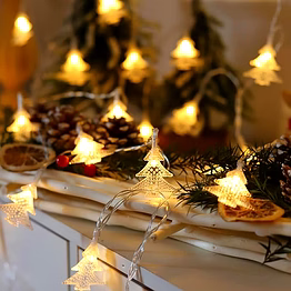 christmas tree led string lights – festive decorative lights for xmas, winter decor, gifting & home ambience