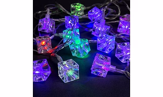 Crystal Cube Multicolor LED String Lights – Diwali Special Aesthetic Decorative Fairy Lights for Home, Garden & Festive Décor
