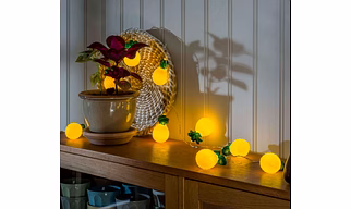 Pineapple LED String Lights – Diwali Special Aesthetic Tropical Fairy Lights for Home Décor, Party, Balcony & Café Ambience