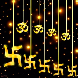 om swastik string light for copper decoration – 8 flashing modes, mandir, window & door entrance, diwali special aesthetic decor for pooja room (6 swastik + 6 om)