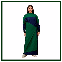 yuniform ot gown with flap with pu
