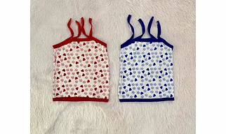 RUKMINI Baby Boys & Girls Pure Hosiery Cotton Printed Camisoles (Pack of 2)
