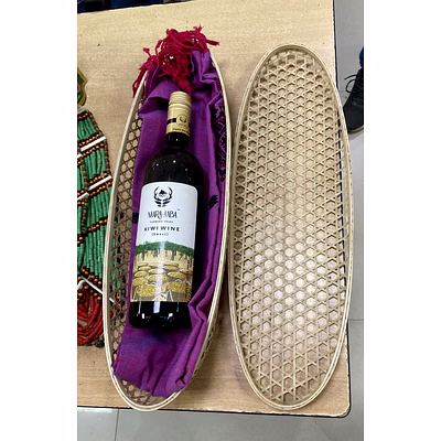 gift box made from bamboo