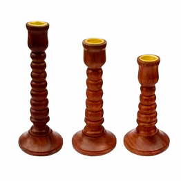 wooden candle handle