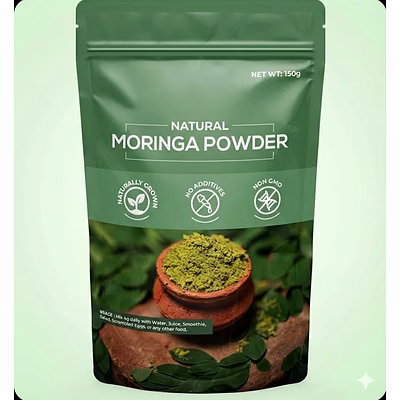 organic moringa powder