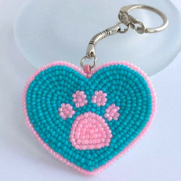 beaded key chain