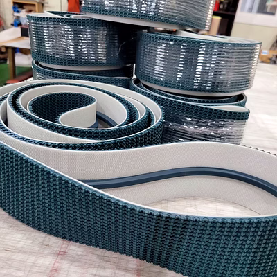 p.v.c rough top conveyor belt