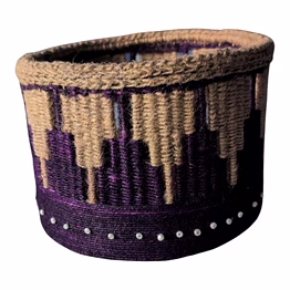 zafronix bazaar handcrafted jute basket – eco-friendly multipurpose storage