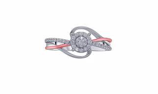 COMPOSITE DIAMOND PROMISE RING