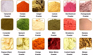 Dehydrated Vegetable and fruit powder