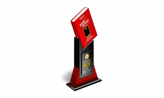 Premium Customize Wooden Trophy with Engraving, Corporate Awards, Personalized Mementos & Elegant Finish”