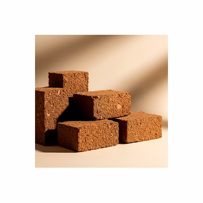 cocopeat block and bricks