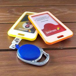 pvc id card with plastic yoyo