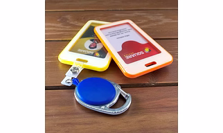 pvc id card with plastic yoyo