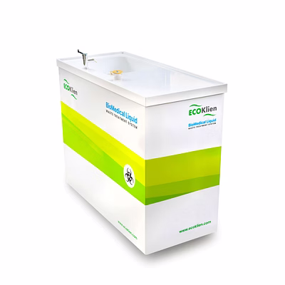 advanced electrochemical based biomedical liquid treatment system - ecoklien