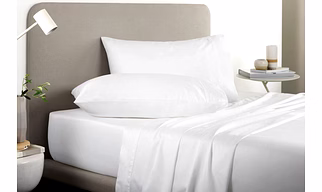 400 thread count egyptian cotton sheet set (white, queen, 4- piece set)