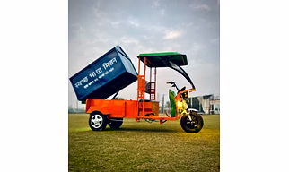 E cart garbage