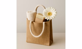 Jute gift bag