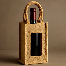 jute wine bags