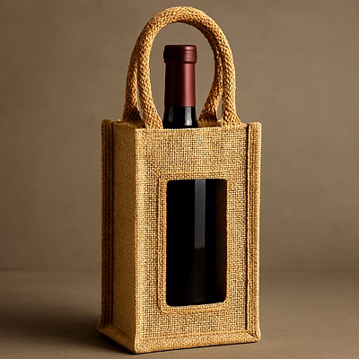 jute wine bags