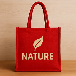 jute printed bags