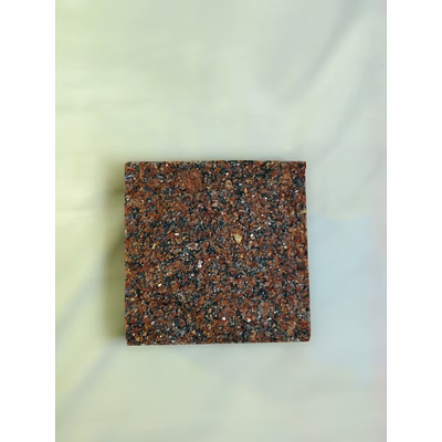 red granite cobblestone machine cut