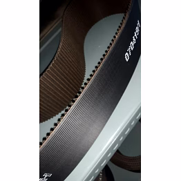 imported power transmission belt buhler roller body timing belt 30pk 1552