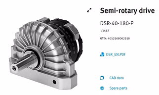 FESTO SEMI ROTARY DRIVE DSR-40-180-P