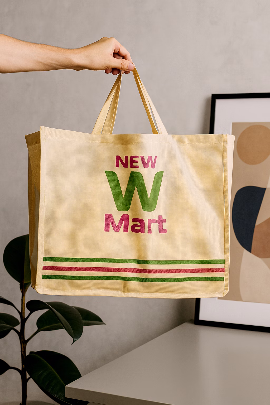 grocery bag manufacturer – premium quality box bag for grocery shopping and branding purpose size - w 18 x h 15 x g 8 | grocery bag manufacturer grocery shopping box bag for b2b importers, wholesalers