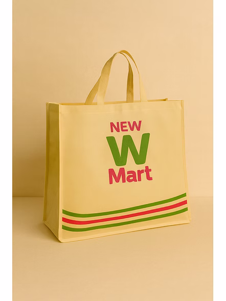 Grocery Bag Manufacturer – Premium Quality Box Bag for Grocery Shopping and Branding Purpose Size - W 18 x H 15 x G 8 | Grocery bag manufacturer Grocery shopping box bag for B2B Importers, Wholesalers-2