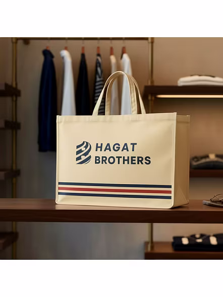 Grocery Bag Manufacturer – Premium Quality Box Bag for Grocery Shopping and Branding Purpose Size - W 18 x H 14 x G 7 | Grocery bag manufacturer Grocery shopping box bag for B2B Importers, Wholesalers