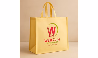Grocery Bag Manufacturer – Premium Quality Box Bag for Grocery Shopping and Branding Purpose Size - W 17 x H 14 x G 7 | Grocery bag manufacturer Grocery shopping box bag for B2B Importers, Wholesalers