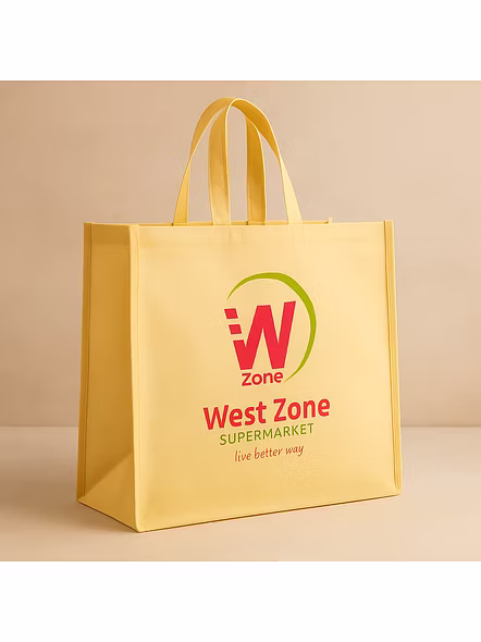 Grocery Bag Manufacturer – Premium Quality Box Bag for Grocery Shopping and Branding Purpose Size - W 17 x H 14 x G 7 | Grocery bag manufacturer Grocery shopping box bag for B2B Importers, Wholesalers