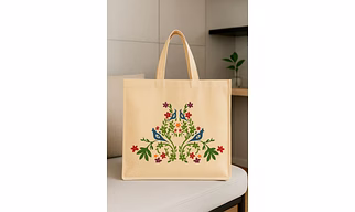 Grocery Bag Manufacturer – Premium Quality Box Bag for Grocery Shopping and Branding Purpose Size - W 14 x H 16 x G 7 | Grocery bag manufacturer Grocery shopping box bag for B2B Importers, Wholesalers