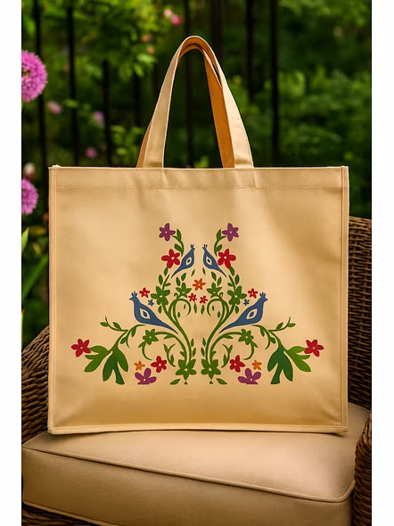 Grocery Bag Manufacturer – Premium Quality Box Bag for Grocery Shopping and Branding Purpose Size - W 14 x H 16 x G 7 | Grocery bag manufacturer Grocery shopping box bag for B2B Importers, Wholesalers