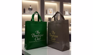 Laminated Bag Manufacturer – Laminated Bags for branding and marketing of business Size - W 12 x H 15 x G 5 | Laminated bags for branding Laminated shopping bag for B2B Importers, Wholesalers and Distributors