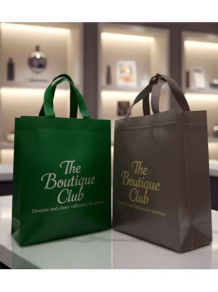 Laminated Bag Manufacturer – Laminated Bags for branding and marketing of business Size - W 12 x H 15 x G 5 | Laminated bags for branding Laminated shopping bag for B2B Importers, Wholesalers and Distributors