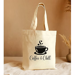 tote bag manufacturer – loop handle bag / cotton tote bag - with prints size - w 12 x h 13 | cloth and cotton bags supplier cotton tote bag with loop handles for b2b importers, wholesalers and distributors